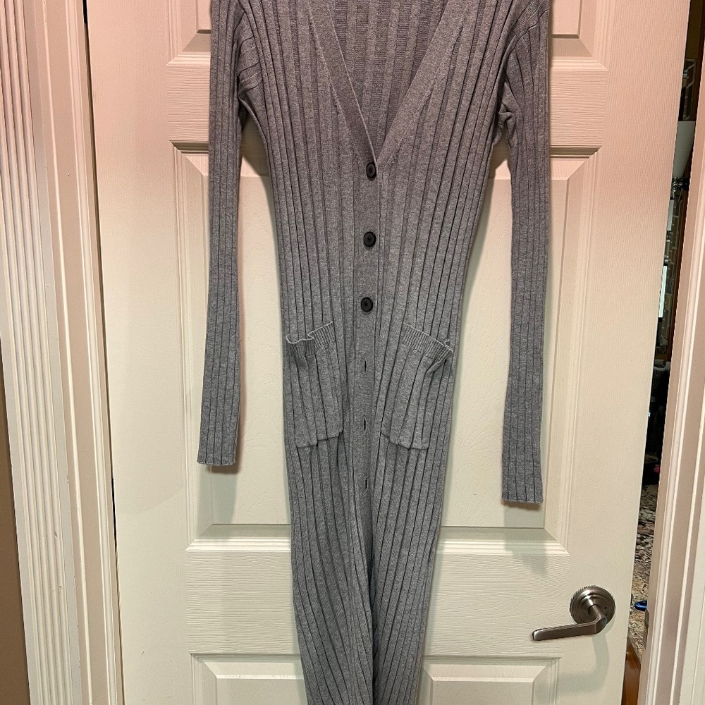 Long duster cardigan